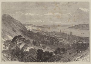 Meeting of the British Association at Dundee, the City from Balgay Hill by Samuel Read